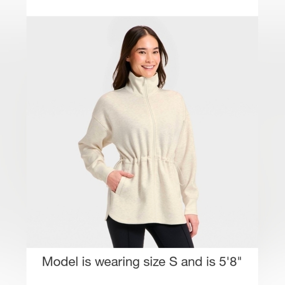 All in Motion Women's Airy Sleek Long Full Zip Jacket